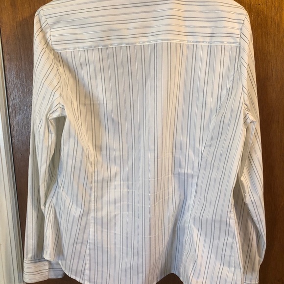 Taylor Marcs Striped Blouse-L - Picture 2 of 5